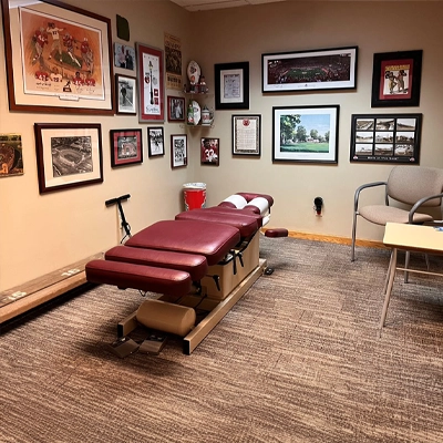 Chiropractic Gahanna OH Adjustment Room